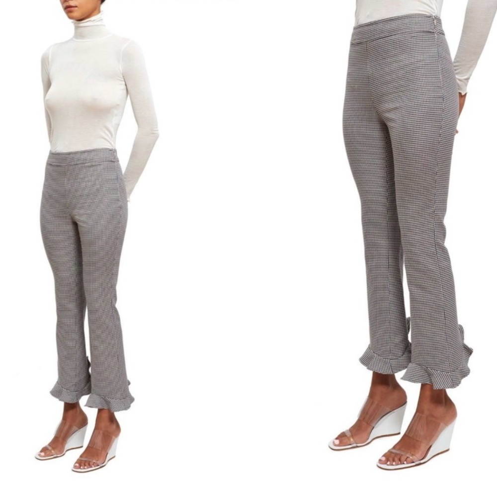 #328 OPENING CEREMONY
CIRCLE HEM PANT - HOUNDSTOOTH